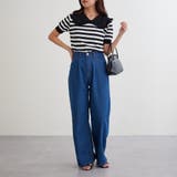 衿フリルボーダーニット | NICE CLAUP / OLIVE des OLIVE OUTLET | 詳細画像17