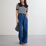 衿フリルボーダーニット | NICE CLAUP / OLIVE des OLIVE OUTLET | 詳細画像18
