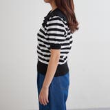 衿フリルボーダーニット | NICE CLAUP / OLIVE des OLIVE OUTLET | 詳細画像20