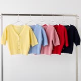 ビジューリボンカーディガン | NICE CLAUP / OLIVE des OLIVE　OUTLET | 詳細画像1 