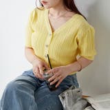 ビジューリボンカーディガン | NICE CLAUP / OLIVE des OLIVE　OUTLET | 詳細画像3 