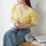 ビジューリボンカーディガン | NICE CLAUP / OLIVE des OLIVE　OUTLET | 詳細画像5 