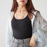 ブラック | ラメカップ付キャミ | NICE CLAUP / OLIVE des OLIVE　OUTLET