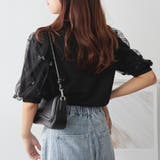 リボン袖プルオーバー | NICE CLAUP / OLIVE des OLIVE　OUTLET | 詳細画像1 
