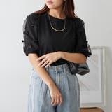 リボン袖プルオーバー | NICE CLAUP / OLIVE des OLIVE　OUTLET | 詳細画像3 
