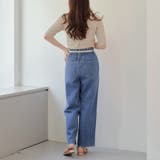 大人気 ベルトセットデニムパンツ | RMAF NICE CLAUP / OLIVE des OLIVE | 詳細画像8