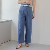 ブルー | 大人気 ベルトセットデニムパンツ | RMAF NICE CLAUP / OLIVE des OLIVE