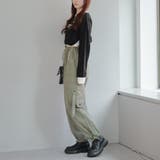 【MARCHES】ロゴ入りカーゴパンツ | RMAF NICE CLAUP / OLIVE des OLIVE | 詳細画像8