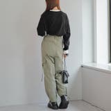 【MARCHES】ロゴ入りカーゴパンツ | RMAF NICE CLAUP / OLIVE des OLIVE | 詳細画像9