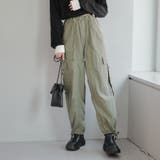 【MARCHES】ロゴ入りカーゴパンツ | RMAF NICE CLAUP / OLIVE des OLIVE | 詳細画像5