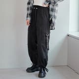 ブラック | 【MARCHES】ロゴ入りカーゴパンツ | RMAF NICE CLAUP / OLIVE des OLIVE
