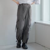 チャコール | 【MARCHES】ロゴ入りカーゴパンツ | RMAF NICE CLAUP / OLIVE des OLIVE