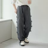 チャコール | ちびリボンカーゴパンツ | RMAF NICE CLAUP / OLIVE des OLIVE