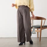 チャコール | ツータックワイドパンツ | RMAF NICE CLAUP / OLIVE des OLIVE