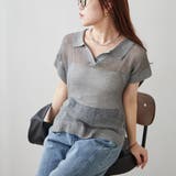 透かし編みニットポロ | NICE CLAUP / OLIVE des OLIVE OUTLET | 詳細画像9