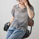 透かし編みニットポロ | NICE CLAUP / OLIVE des OLIVE OUTLET | 詳細画像10