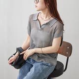 透かし編みニットポロ | NICE CLAUP / OLIVE des OLIVE OUTLET | 詳細画像11