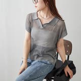 透かし編みニットポロ | NICE CLAUP / OLIVE des OLIVE OUTLET | 詳細画像13