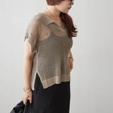 透かし編みニットポロ | NICE CLAUP / OLIVE des OLIVE OUTLET | 詳細画像21
