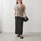 透かし編みニットポロ | NICE CLAUP / OLIVE des OLIVE OUTLET | 詳細画像22