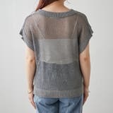 透かし編みニットポロ | NICE CLAUP / OLIVE des OLIVE OUTLET | 詳細画像48