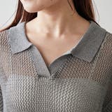 透かし編みニットポロ | NICE CLAUP / OLIVE des OLIVE OUTLET | 詳細画像49