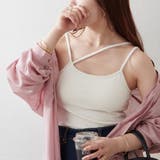 アイボリー | 肩紐2WAYカップ付きキャミソール | NICE CLAUP / OLIVE des OLIVE　OUTLET