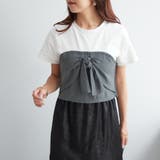 【1枚でサマ見えコーデが叶う！】前リボンT | NICE CLAUP / OLIVE des OLIVE　OUTLET | 詳細画像6 