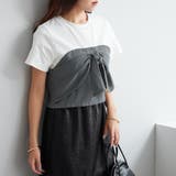 【1枚でサマ見えコーデが叶う！】前リボンT | NICE CLAUP / OLIVE des OLIVE　OUTLET | 詳細画像15 