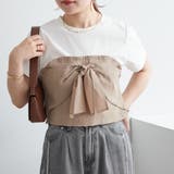 【1枚でサマ見えコーデが叶う！】前リボンT | NICE CLAUP / OLIVE des OLIVE　OUTLET | 詳細画像18 