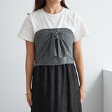 【1枚でサマ見えコーデが叶う！】前リボンT | NICE CLAUP / OLIVE des OLIVE　OUTLET | 詳細画像37 