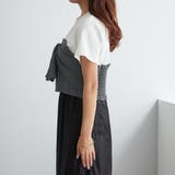 【1枚でサマ見えコーデが叶う！】前リボンT | NICE CLAUP / OLIVE des OLIVE　OUTLET | 詳細画像38 
