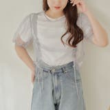 チュール+箔プリントTシャツSET | NICE CLAUP / OLIVE des OLIVE OUTLET | 詳細画像11