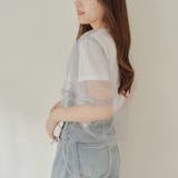 チュール+箔プリントTシャツSET | NICE CLAUP / OLIVE des OLIVE OUTLET | 詳細画像12