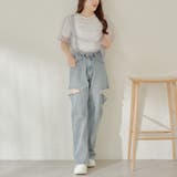 チュール+箔プリントTシャツSET | NICE CLAUP / OLIVE des OLIVE OUTLET | 詳細画像14