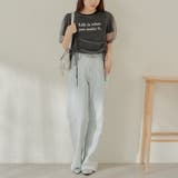 チュール+箔プリントTシャツSET | NICE CLAUP / OLIVE des OLIVE OUTLET | 詳細画像5
