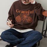 裏起毛フラワー刺繍スウェット | NICE CLAUP / OLIVE des OLIVE　OUTLET | 詳細画像21 