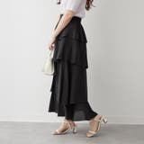 アシメティアードスカート | NICE CLAUP / OLIVE des OLIVE OUTLET | 詳細画像3