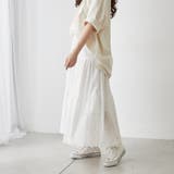 コットンレースティアードスカート | NICE CLAUP / OLIVE des OLIVE OUTLET | 詳細画像3