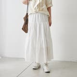 コットンレースティアードスカート | NICE CLAUP / OLIVE des OLIVE OUTLET | 詳細画像5