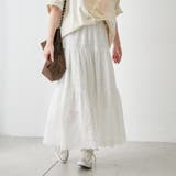 コットンレースティアードスカート | NICE CLAUP / OLIVE des OLIVE OUTLET | 詳細画像7