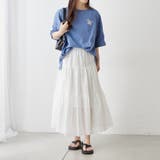コットンレースティアードスカート | NICE CLAUP / OLIVE des OLIVE OUTLET | 詳細画像12