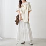 コットンレースティアードスカート | NICE CLAUP / OLIVE des OLIVE OUTLET | 詳細画像17