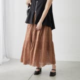 コットンレースティアードスカート | NICE CLAUP / OLIVE des OLIVE OUTLET | 詳細画像1
