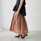 コットンレースティアードスカート | NICE CLAUP / OLIVE des OLIVE OUTLET | 詳細画像2