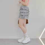 小花柄カットティアードミニスカート | NICE CLAUP / OLIVE des OLIVE　OUTLET | 詳細画像7 