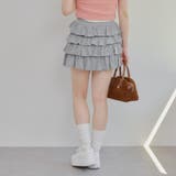 小花柄カットティアードミニスカート | NICE CLAUP / OLIVE des OLIVE　OUTLET | 詳細画像8 