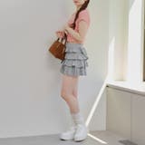 小花柄カットティアードミニスカート | NICE CLAUP / OLIVE des OLIVE　OUTLET | 詳細画像11 