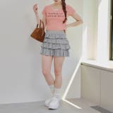 小花柄カットティアードミニスカート | NICE CLAUP / OLIVE des OLIVE　OUTLET | 詳細画像12 