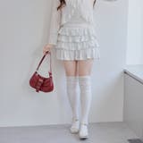 小花柄カットティアードミニスカート | NICE CLAUP / OLIVE des OLIVE　OUTLET | 詳細画像17 